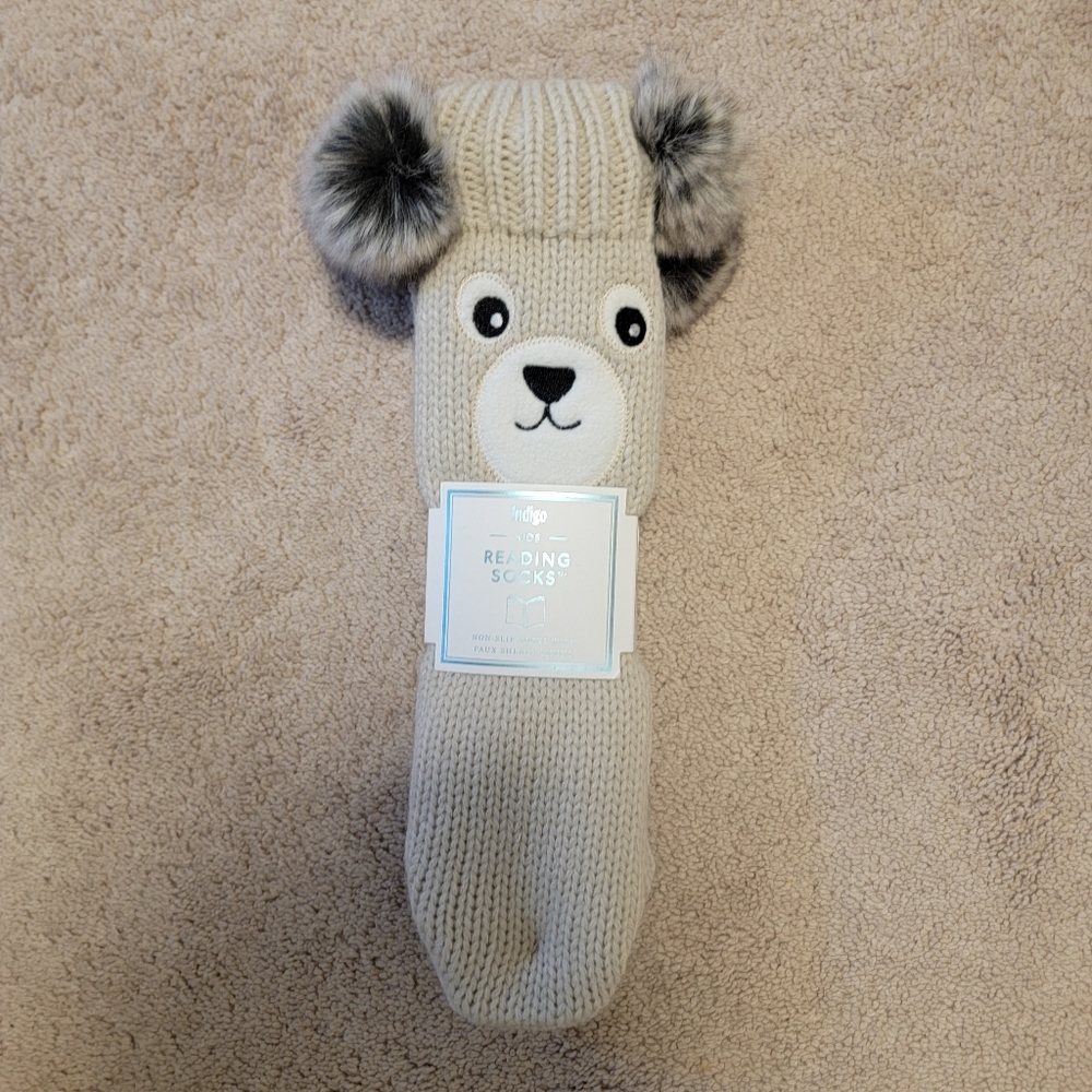 Indigo Reading Socks